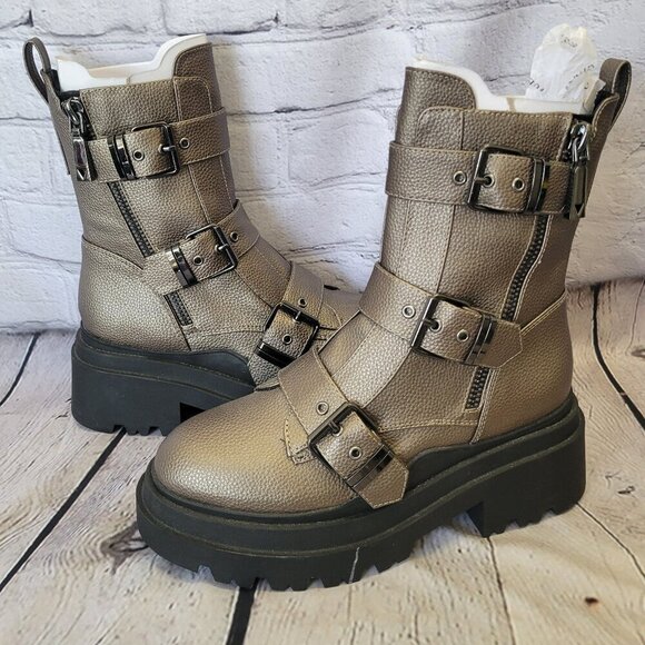 Guess Shoes - GUESS Women's Valicia Lug Sole Buckle Boots